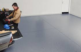 If you want to install with epoxy yourself, floor coating is the way to go. Diy Garage Floor Coating Kit By Rhino Linings