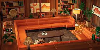 amazingly cozy 70s style living room