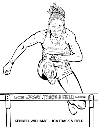 This track and field (coloring page) clipart is provided in jpeg format. Georgia Bulldogs Coloring Pages University Of Georgia Athletics