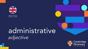 administrative unciation in english