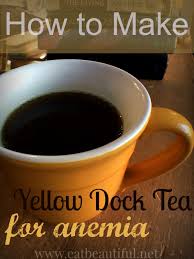 how to make yellow dock tea for anemia