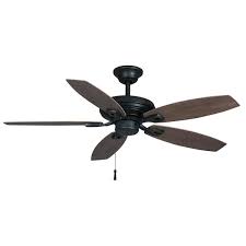 Indoor Outdoor Aged Silver Ceiling Fan