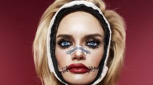 broken doll halloween makeup tutorial