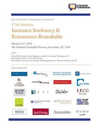 17th annual insurance insolvency