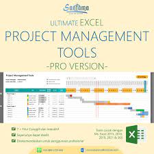 jual project management excel tools