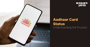 aadhar card status check with enrolment