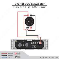 So instead of using those connections, we'll use the subwoofer's speaker. Subwoofer Wiring Calculator With Diagrams How To Wire Subwoofers Ct Sounds