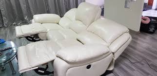 cheers 3 seater recliner leather sofa