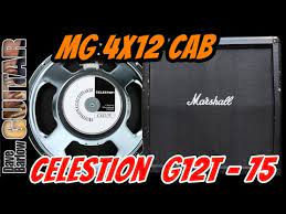 marshal mg 4x12 cabinet with g12t 75