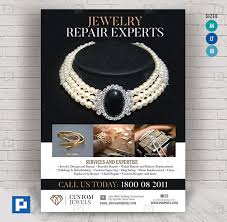 jewelry s and repairs flyer psdpixel