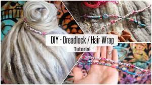 diy dreadlock braid hair wire wrap