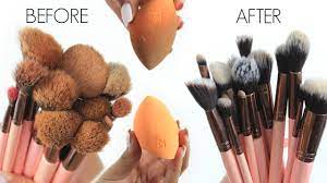 how to clean makeup brushes how often
