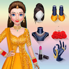indian wedding dressup makeup mod apk