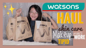 watsons haul skin care makeup and
