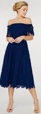 Shoe color & navy dress planning getting you down? Blue Lace Cocktail Dress 4fashionadvice