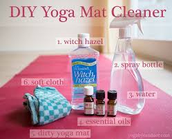 how to make a yoga mat cleaner
