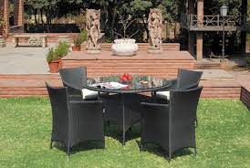Tyrone Dining Set Rustic Outdoor