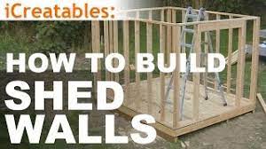 build a shed part 5 wall framing