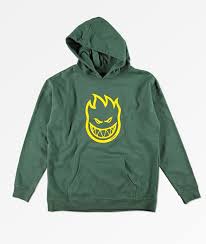 Available in blue mist , forest green , and sangria. Spitfire Boys Bighead Forest Green Hoodie Zumiez