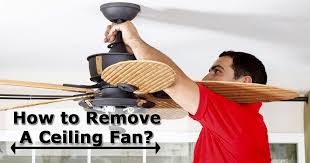 How To Remove A Ceiling Fan Can We
