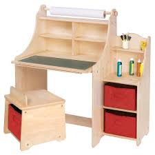 Organize your child's desk with items that are only needed daily. Toddler Art Desk With Storage Art Desk For Kids Childrens Desk Furniture