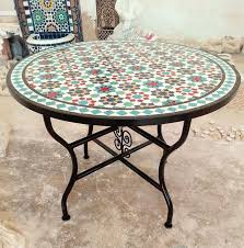 Maroccan Outdoor Tile Coffee Table