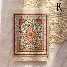 persian mini woven rug mat mousepad
