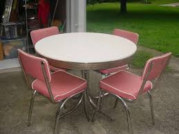 table and chairs, retro kitchen tables