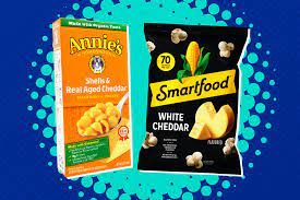 mac and cheese and smartfood popcorn