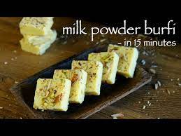 milk powder burfi recipe milk powder