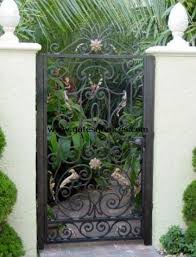 Gates Wrought Iron Or Aluminum Garden