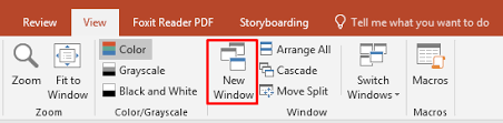 How Do I Open A Single Powerpoint File In Two Windows