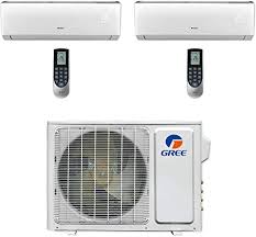 Pioneer brand ways series ductless split heat pump systems come in a range of capacities; Amazon Com Gree Multi18cliv200 18 000 Btu Multi21 Dual Zone Wall Mount Mini Split Air Conditioner Heat Pump 208 230v 9 9 Home Kitchen