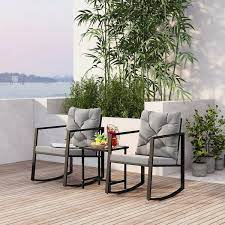 Mondawe Kate 3 Pieces Set Metal Patio