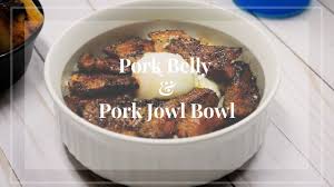 pork belly pork jowl bowl don