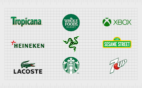 famous green logos companies with