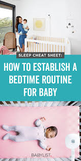 baby bedtime routine for better sleep