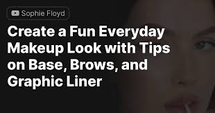 create a fun everyday makeup look with