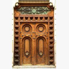 antique indian style hand carved door