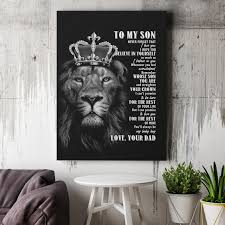 love you lion poster