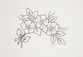 Ilustração sobre desenho simples dos motivos das flores na batida típica de setembro com o conceito de cor castanha escura coleção. Como Desenhar Uma Flor Simples