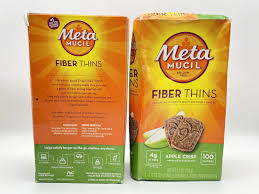 2 pack metamucil fiber thins 12 packs