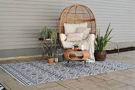 rugs to style your small outdoor e