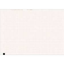 Ge Marquette Hellige Compatible Paper Z Fold Red Grid Chart Paper