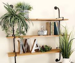 simple wall shelf decor ideas for open