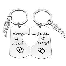 baby memorial keychain gift set infant