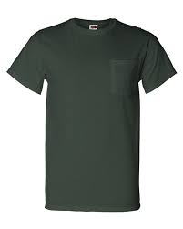 Fruit Of The Loom 3930pr Mens Hd Cotton T Shirt With A Pocket