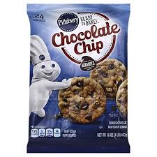 Pillsbury released snackable cookie dough bites that can be eaten raw, and they're available at stores right now. Pillsbury Ready To Bake Cookies Chocolate Chip With Hersheys Chocolate Chips 24 Count 16 Oz Jewel Osco