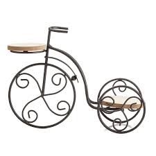 plant iron bicycle plant stand