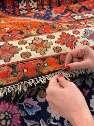antique oriental persian rug repair